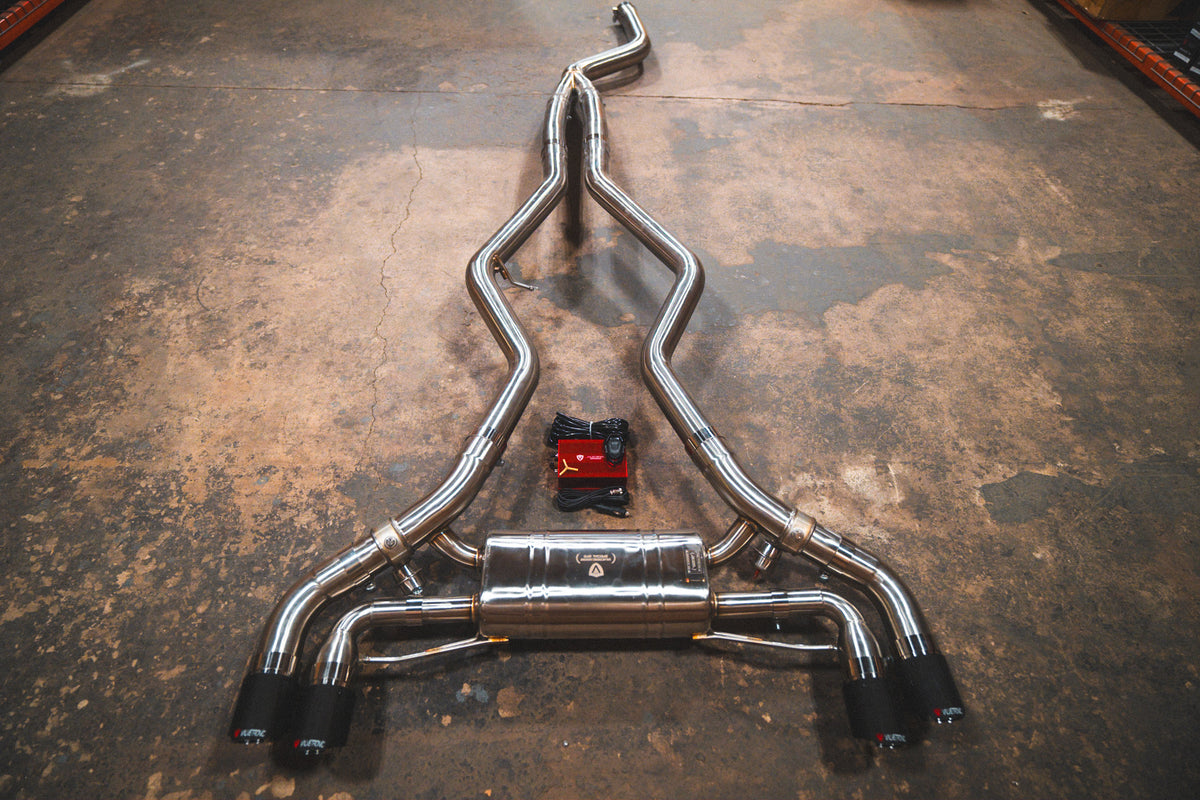 Valvetronic Designs - BMW G20/G22/G26 M340 - BMW.G20.M340i.VSES.BR.BRSH, BMW.G20.M340i.VSES.TI.BRSH, BMW.G20.M340i.VSES.BR.BRT, BMW.G20.M340i.VSES.TI.BRT, BMW.G20.M340i.VSES.BR.BLK, BMW.G20.M340i.VSES.TI.BLK, BMW.G20.M340i.VSES.BR.FC, BMW.G20.M340i.VSES.T