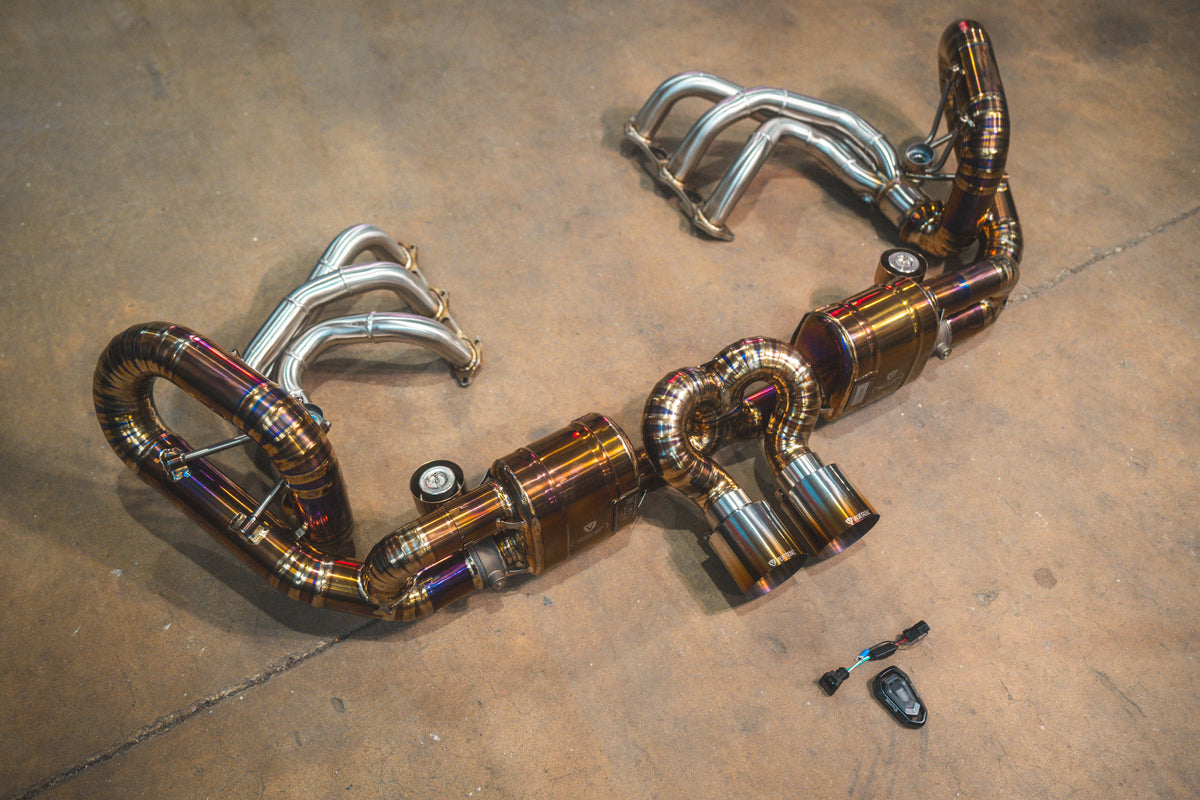 Valvetronic Designs - Valvetronic Valved Sport Exhaust System for Porsche GT3/RS 991.1 / 991.2 - POR.991.GT3.VSES.BR, POR.991.GT3.VSES.TI