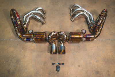 Valvetronic Designs - Valvetronic Valved Sport Exhaust System for Porsche GT3/RS 991.1 / 991.2 - POR.991.GT3.VSES.BR, POR.991.GT3.VSES.TI