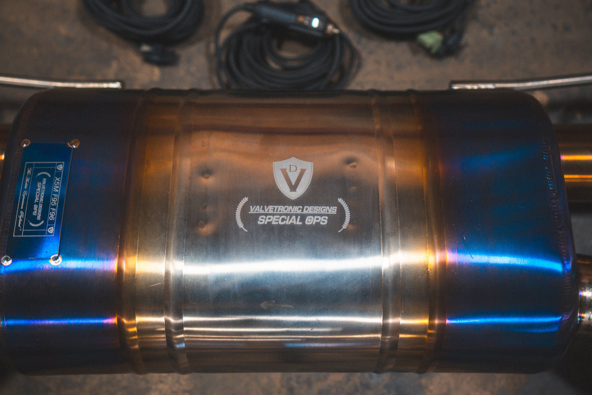 Valvetronic Designs - BMW X5M / X6M F95 / - BMW.F95.X5M.VSES.BR.BRSH, BMW.F95.X5M.VSES.BR.BLK, BMW.F95.X5M.VSES.BR.BRT, BMW.F95.X5M.VSES.BR.FC, BMW.F95.X5M.VSES.BR.RC, BMW.F95.X5M.VSES.TI.BRSH, BMW.F95.X5M.VSES.TI.BLK, BMW.F95.X5M.VSES.TI.BRT, BMW.F95.X5M