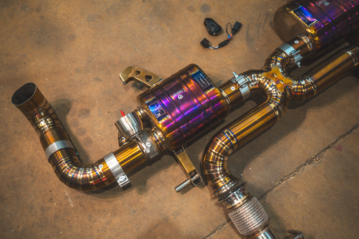 Valvetronic Designs - Audi R8 Valved Exhaust System - AUD.R8.V10.GEN2.VSES.TI, AUD.R8.V10.GEN1.VSES.TI, AUD.R8.V8.GEN1.VSES.TI