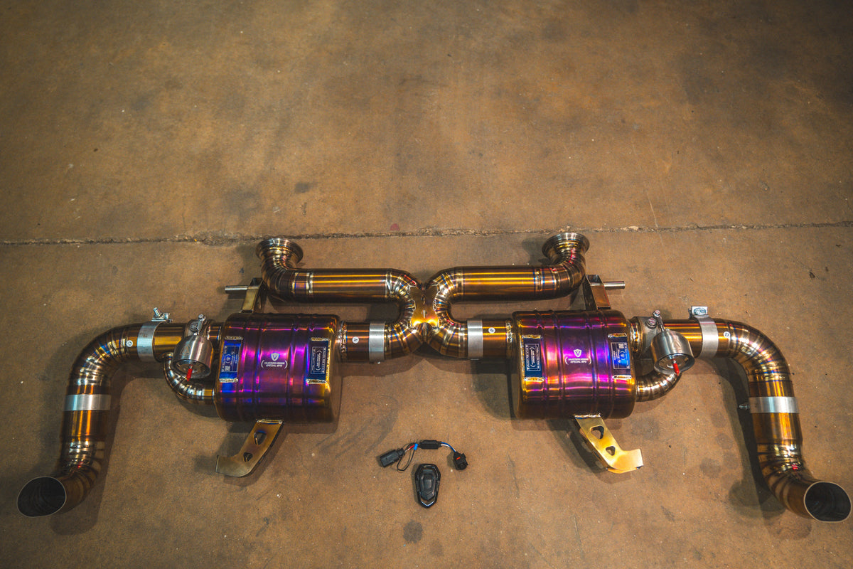 Valvetronic Designs - Audi R8 Valved Exhaust System - AUD.R8.V10.GEN2.VSES.TI, AUD.R8.V10.GEN1.VSES.TI, AUD.R8.V8.GEN1.VSES.TI