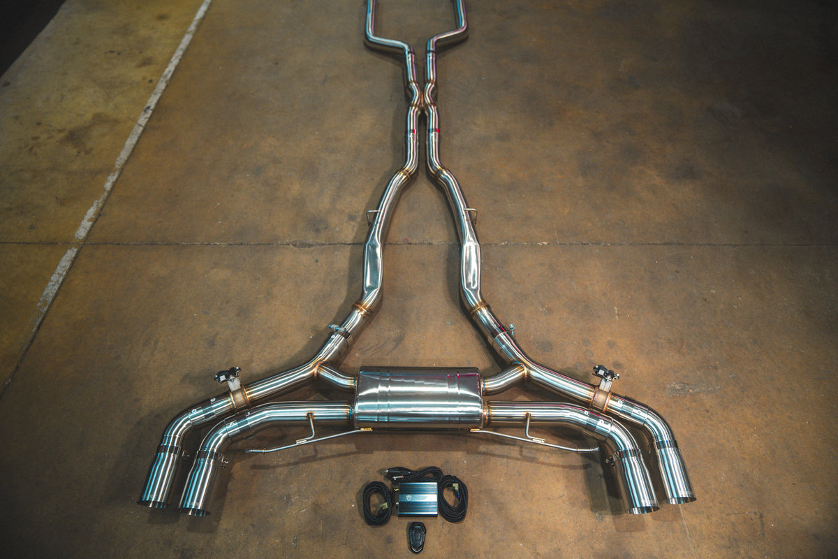 Valvetronic Designs - BMW X5M / X6M F95 / - BMW.F95.X5M.VSES.BR.BRSH, BMW.F95.X5M.VSES.BR.BLK, BMW.F95.X5M.VSES.BR.BRT, BMW.F95.X5M.VSES.BR.FC, BMW.F95.X5M.VSES.BR.RC, BMW.F95.X5M.VSES.TI.BRSH, BMW.F95.X5M.VSES.TI.BLK, BMW.F95.X5M.VSES.TI.BRT, BMW.F95.X5M
