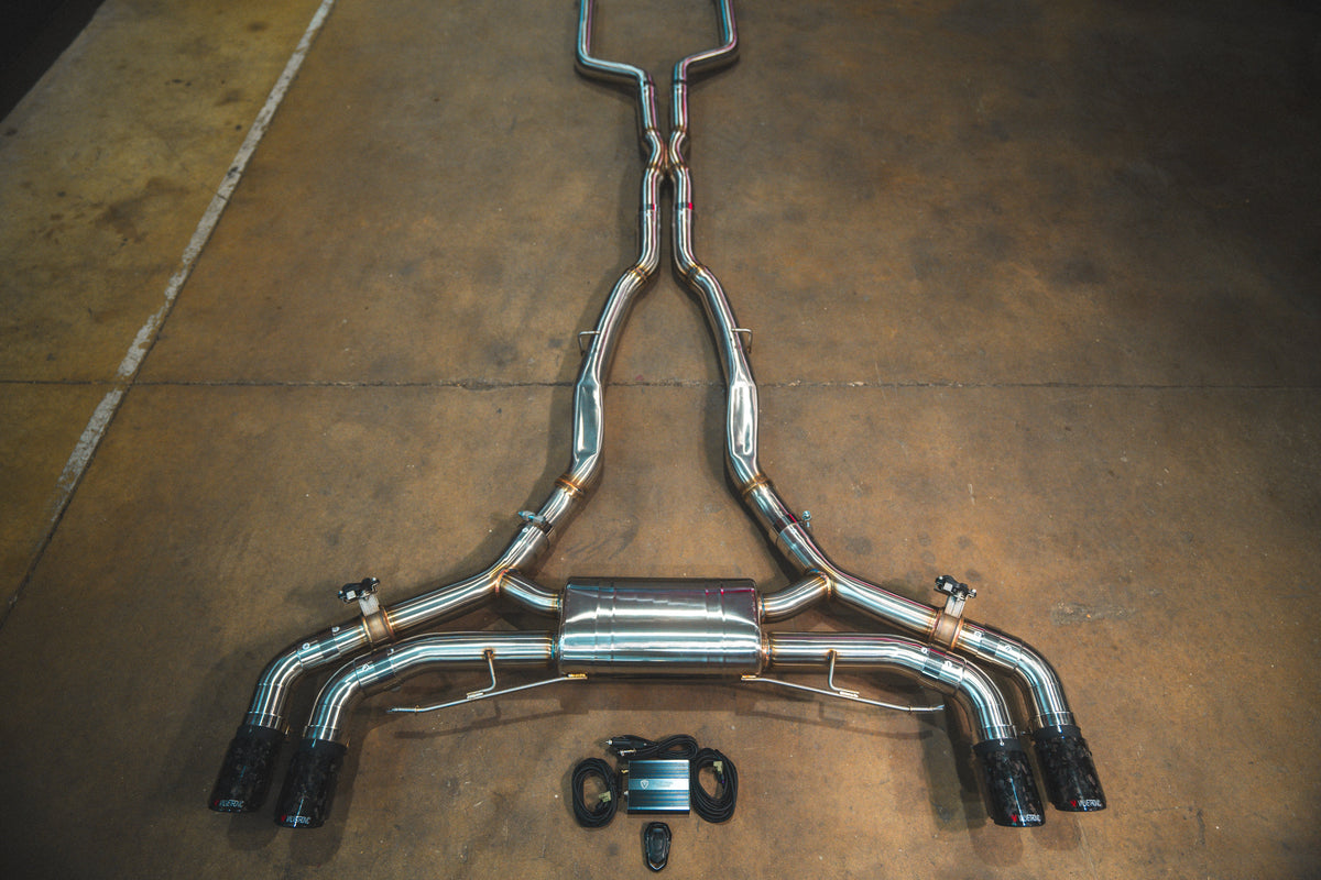 Valvetronic Designs - BMW X5M / X6M F95 / - BMW.F95.X5M.VSES.BR.BRSH, BMW.F95.X5M.VSES.BR.BLK, BMW.F95.X5M.VSES.BR.BRT, BMW.F95.X5M.VSES.BR.FC, BMW.F95.X5M.VSES.BR.RC, BMW.F95.X5M.VSES.TI.BRSH, BMW.F95.X5M.VSES.TI.BLK, BMW.F95.X5M.VSES.TI.BRT, BMW.F95.X5M