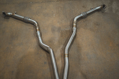 Valvetronic Designs - Audi B9 S4 / S5 Valved Sport Exhaust System - AUD.B9.S4.VSES.BR.BRSH, AUD.B9.S4.VSES.BR.BRT, AUD.B9.S4.VSES.BR.BLK, AUD.B9.S4.VSES.BR.RC, AUD.B9.S4.VSES.BR.FC