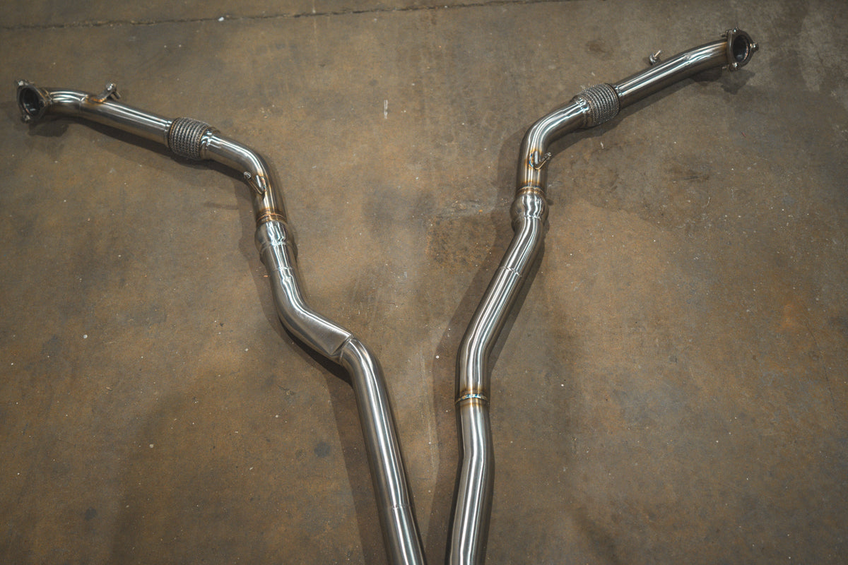 Valvetronic Designs - Audi B9 S4 / S5 Valved Sport Exhaust System - AUD.B9.S4.VSES.BR.BRSH, AUD.B9.S4.VSES.BR.BRT, AUD.B9.S4.VSES.BR.BLK, AUD.B9.S4.VSES.BR.RC, AUD.B9.S4.VSES.BR.FC