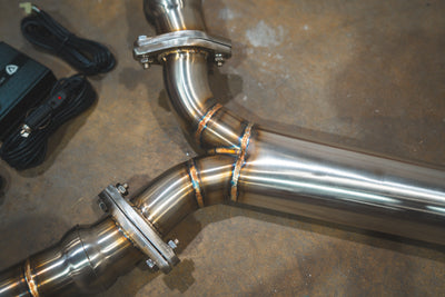 Valvetronic Designs - Audi B9 S4 / S5 Valved Sport Exhaust System - AUD.B9.S4.VSES.BR.BRSH, AUD.B9.S4.VSES.BR.BRT, AUD.B9.S4.VSES.BR.BLK, AUD.B9.S4.VSES.BR.RC, AUD.B9.S4.VSES.BR.FC