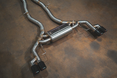 Valvetronic Designs - BMW X3 / X4 M40i Valved Sport Exhaust System - BMW.G01.M40i.VSES.BR.BLK, BMW.G01.M40i.VSES.BR.RC
