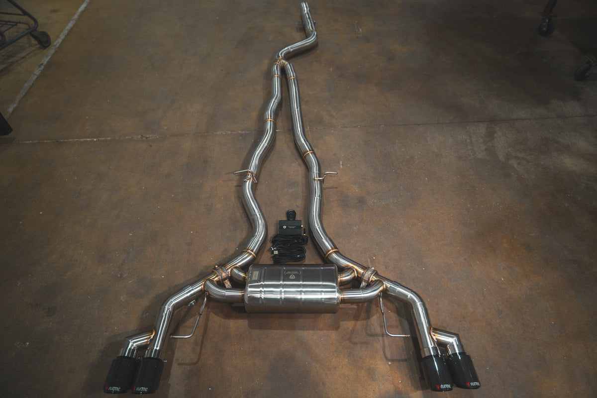 Valvetronic Designs - BMW X3 / X4 M40i Valved Sport Exhaust System - BMW.G01.M40i.VSES.BR.BLK, BMW.G01.M40i.VSES.BR.RC