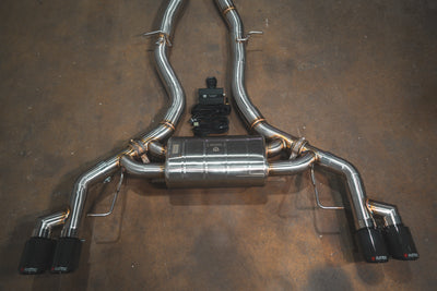 Valvetronic Designs - BMW X3 / X4 M40i Valved Sport Exhaust System - BMW.G01.M40i.VSES.BR.BLK, BMW.G01.M40i.VSES.BR.RC