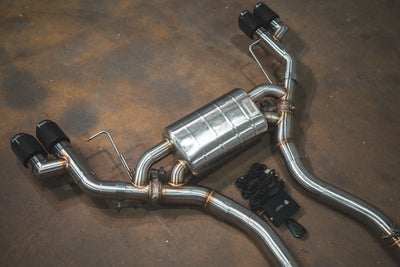 Valvetronic Designs - BMW X3 / X4 M40i Valved Sport Exhaust System - BMW.G01.M40i.VSES.BR.BLK, BMW.G01.M40i.VSES.BR.RC