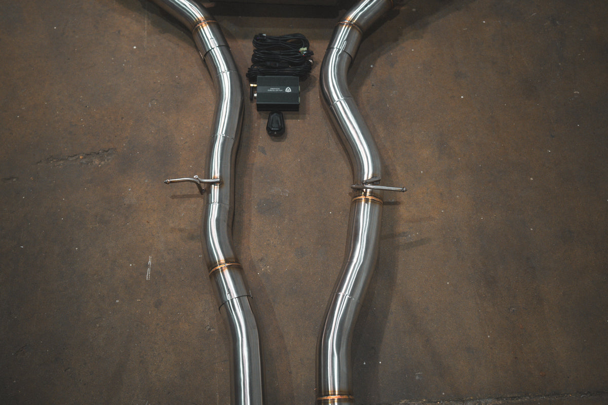 Valvetronic Designs - BMW X3 / X4 M40i Valved Sport Exhaust System - BMW.G01.M40i.VSES.BR.BLK, BMW.G01.M40i.VSES.BR.RC
