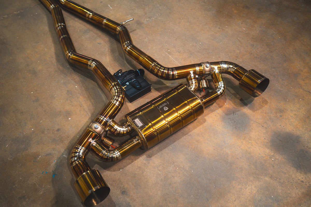 Valvetronic Designs - Toyota Supra A90 / A91 Valved Sport Exhaust System - TOY.A90.VSES.BR, TOY.A90.VSES.AG, TOY.A90.VSES.TI