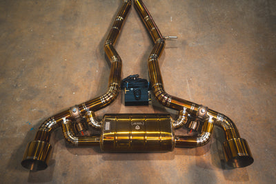 Valvetronic Designs - Toyota Supra A90 / A91 Valved Sport Exhaust System - TOY.A90.VSES.BR, TOY.A90.VSES.AG, TOY.A90.VSES.TI