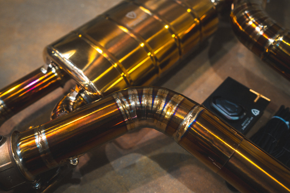 Valvetronic Designs - Toyota Supra A90 / A91 Valved Sport Exhaust System - TOY.A90.VSES.BR, TOY.A90.VSES.AG, TOY.A90.VSES.TI