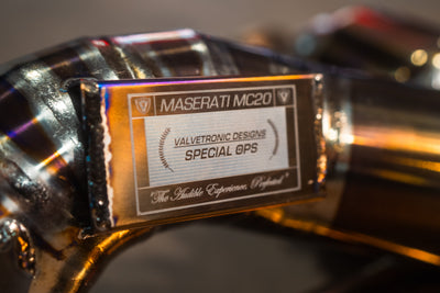Valvetronic Designs - Maserati MC20 Valved Sport Exhaust system - MAS.MC20.VSES.TI