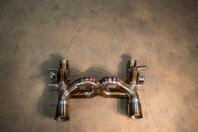 Valvetronic Designs - Maserati MC20 Valved Sport Exhaust system - MAS.MC20.VSES.TI