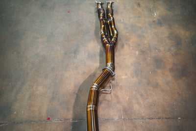 Valvetronic Designs - Nissan GTR R35 Valved Sport Exhaust System - NIS.GTR.R35.VSES.TI.TIBRT
