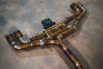 Valvetronic Designs - Nissan GTR R35 Valved Sport Exhaust System - NIS.GTR.R35.VSES.TI.TIBRT