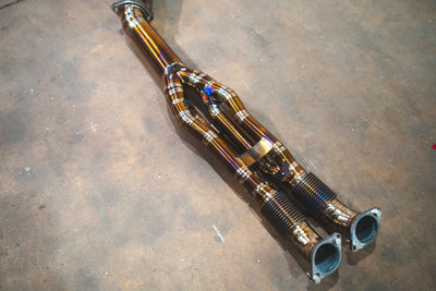 Valvetronic Designs - Nissan GTR R35 Valved Sport Exhaust System - NIS.GTR.R35.VSES.TI.TIBRT