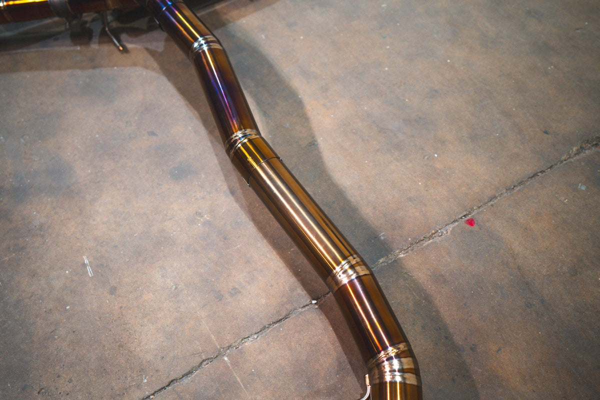 Valvetronic Designs - Nissan GTR R35 Valved Sport Exhaust System - NIS.GTR.R35.VSES.TI.TIBRT