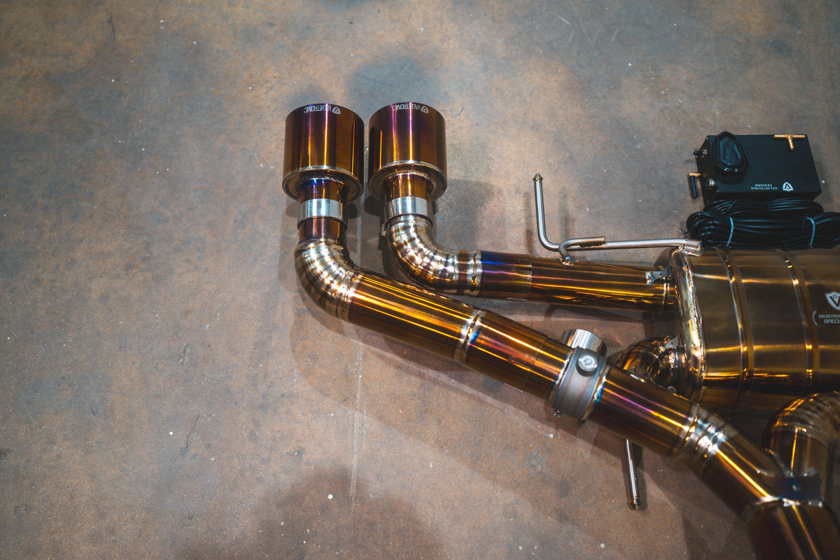 Valvetronic Designs - Nissan GTR R35 Valved Sport Exhaust System - NIS.GTR.R35.VSES.TI.TIBRT