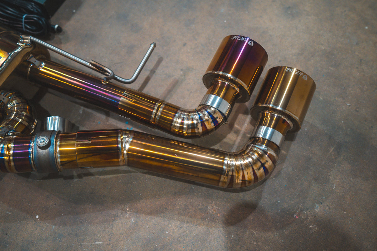 Valvetronic Designs - Nissan GTR R35 Valved Sport Exhaust System - NIS.GTR.R35.VSES.TI.TIBRT
