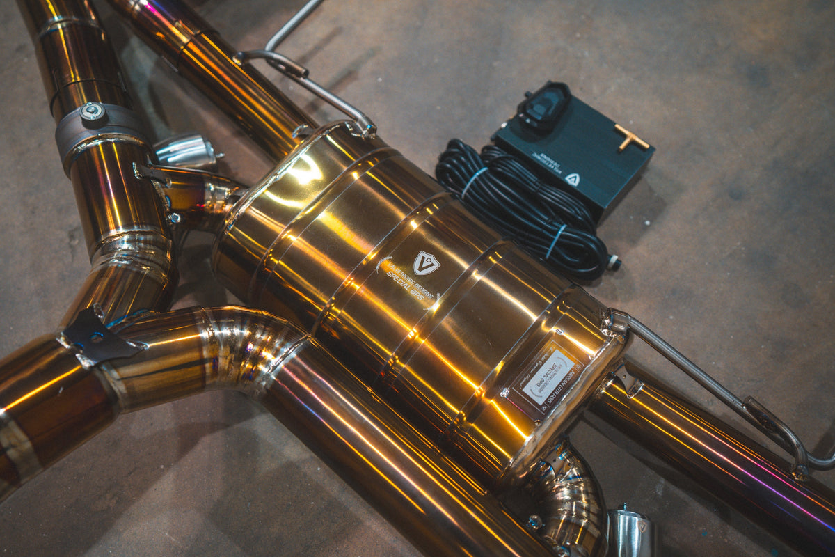 Valvetronic Designs - Nissan GTR R35 Valved Sport Exhaust System - NIS.GTR.R35.VSES.TI.TIBRT