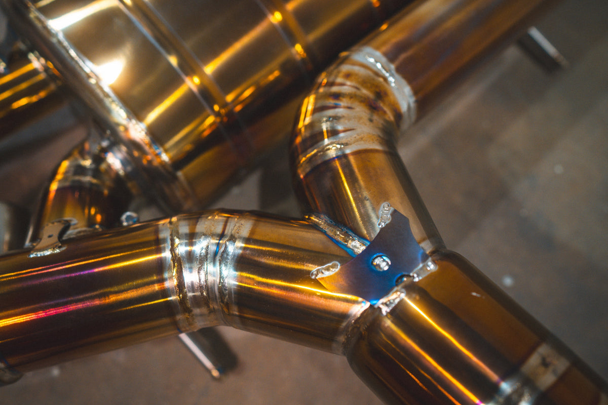 Valvetronic Designs - Nissan GTR R35 Valved Sport Exhaust System - NIS.GTR.R35.VSES.TI.TIBRT