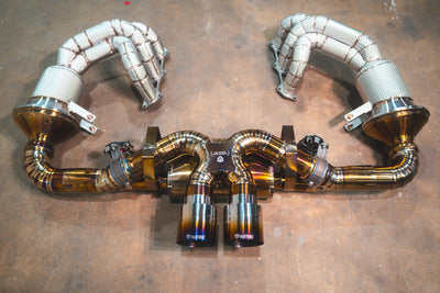 Valvetronic Designs - Valvetronic Valved Sport Exhaust System for Porsche 992 GT3/RS - POR.992.GT3.VSES.BR, POR.992.GT3.VSES.TI, POR.992.GT3.F1.TI