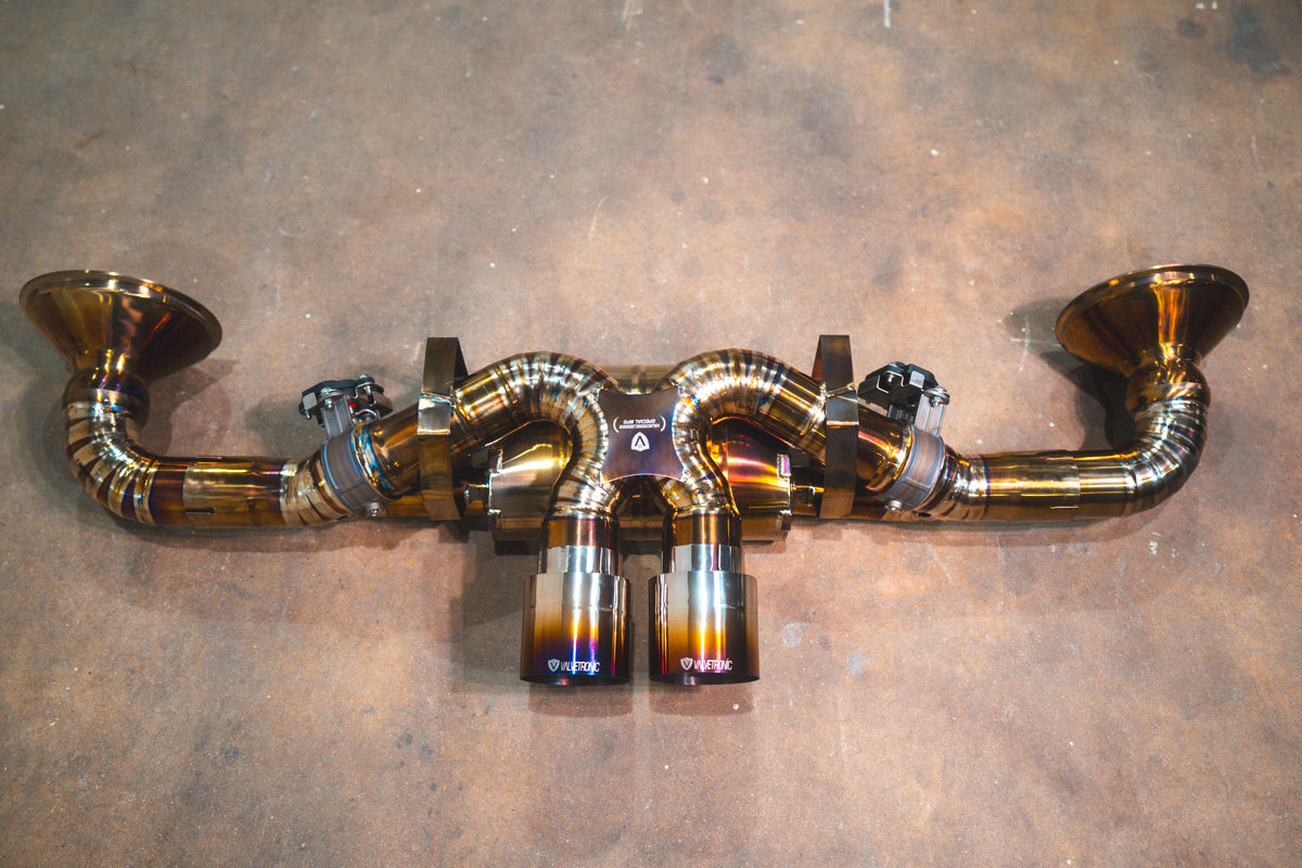 Valvetronic Designs - Valvetronic Valved Sport Exhaust System for Porsche 992 GT3/RS - POR.992.GT3.VSES.BR, POR.992.GT3.VSES.TI, POR.992.GT3.F1.TI