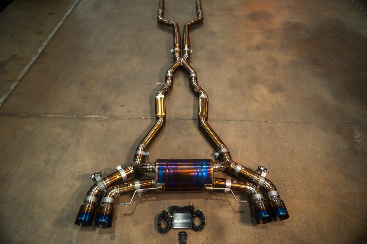 Valvetronic Designs - BMW M8 Valved Sport Exhaust System (F91,F92,F93) - BMW.F91.M8.VSES.Ti.TIBRT, BMW.F9X.M5.M8.VSES.TI.TIBRT, BMW.F91.M8.VSES.Ti.RC, BMW.F9X.M5.M8.VSES.TI.RC