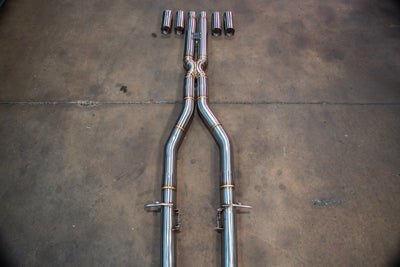 Valvetronic Designs - Dodge Charger / Challenger V8 Valved Sport Exhaust System - DOD.CHA.CHL.VSES.BR, DOD.CHA.CHL.VSES.TI