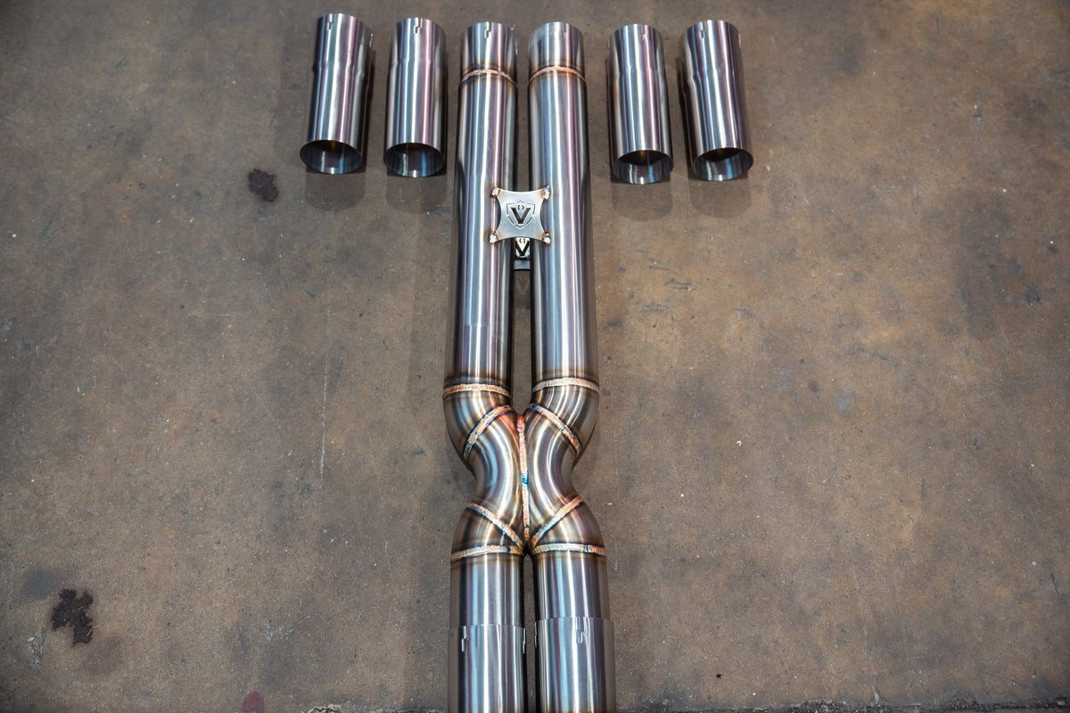 Valvetronic Designs - Dodge Charger / Challenger V8 Valved Sport Exhaust System - DOD.CHA.CHL.VSES.BR, DOD.CHA.CHL.VSES.TI