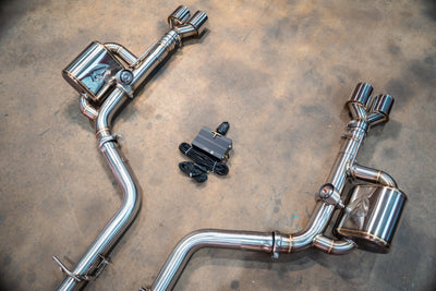 Valvetronic Designs - Dodge Charger / Challenger V8 Valved Sport Exhaust System - DOD.CHA.CHL.VSES.BR, DOD.CHA.CHL.VSES.TI