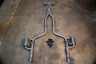 Valvetronic Designs - Dodge Charger / Challenger V8 Valved Sport Exhaust System - DOD.CHA.CHL.VSES.BR, DOD.CHA.CHL.VSES.TI