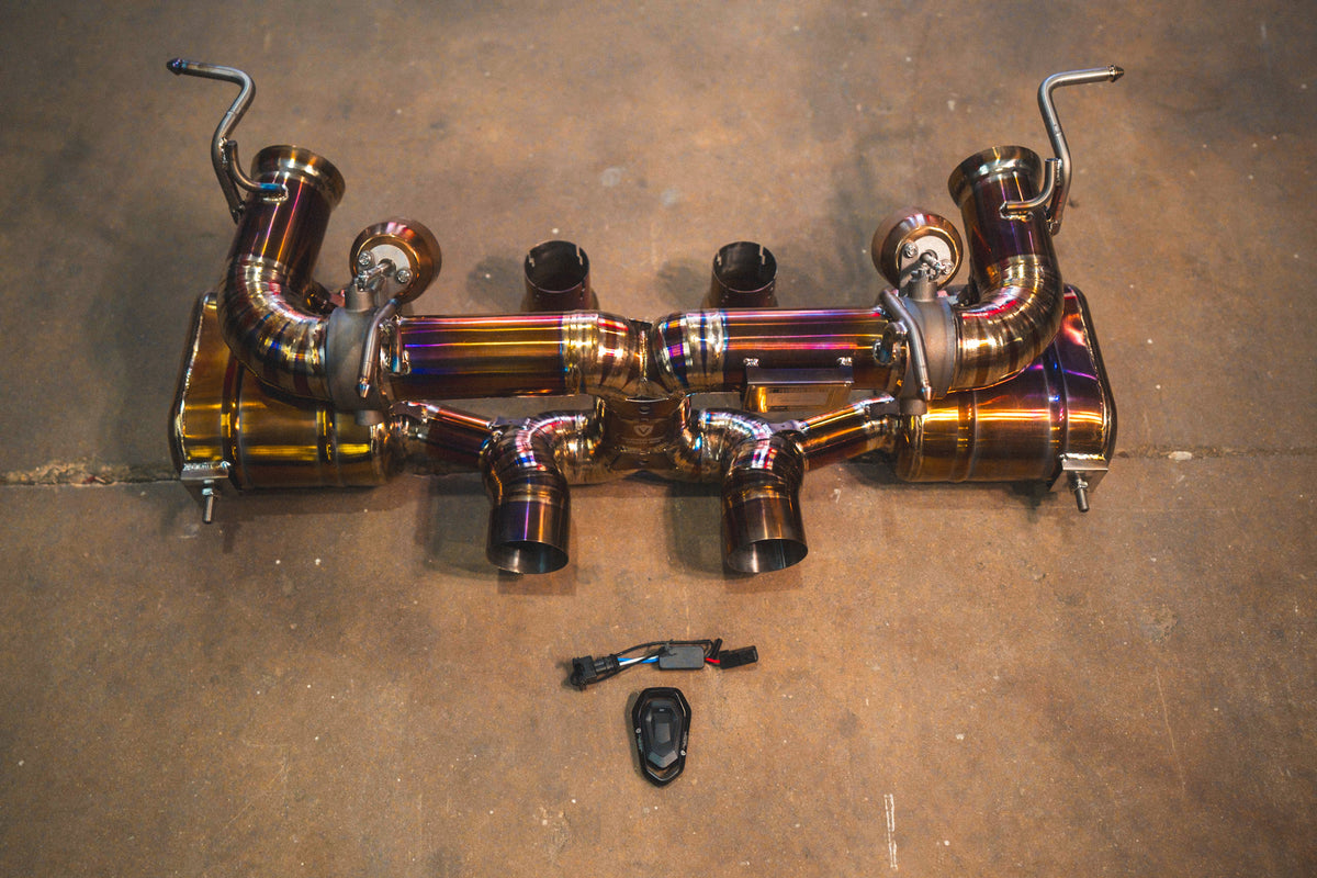 Valvetronic Designs - Ferrari 458 Italia Valved Sport Exhaust System - FER.458.VSES.TI