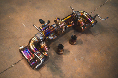 Valvetronic Designs - Ferrari 458 Italia Valved Sport Exhaust System - FER.458.VSES.TI