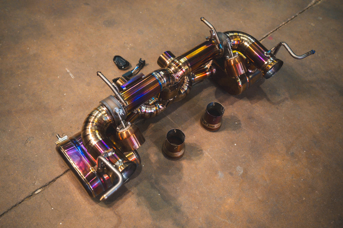 Valvetronic Designs - Ferrari 458 Italia Valved Sport Exhaust System - FER.458.VSES.TI
