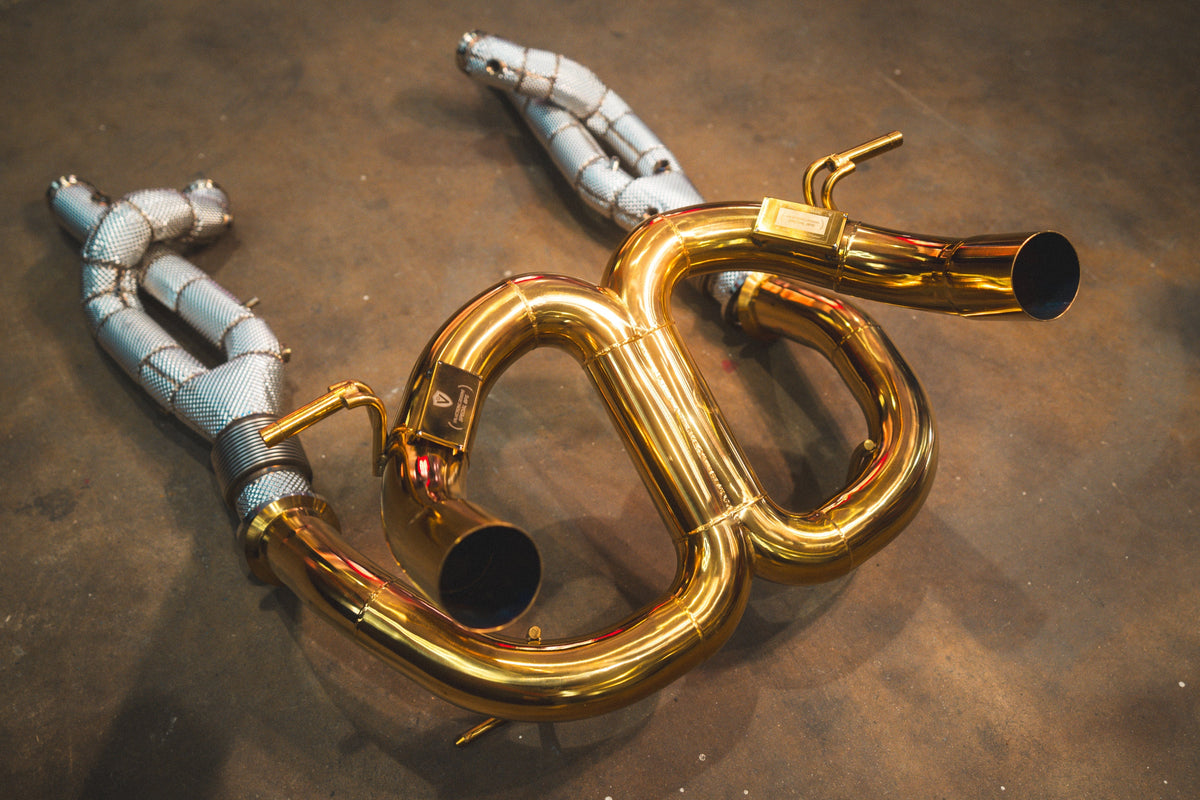 Valvetronic Designs - Lamborghini Aventador SVJ/Ultimae Valved Sport Exhaust System - LAM.SVJ.VSES.AG, LAM.SVJ.F1.AG
