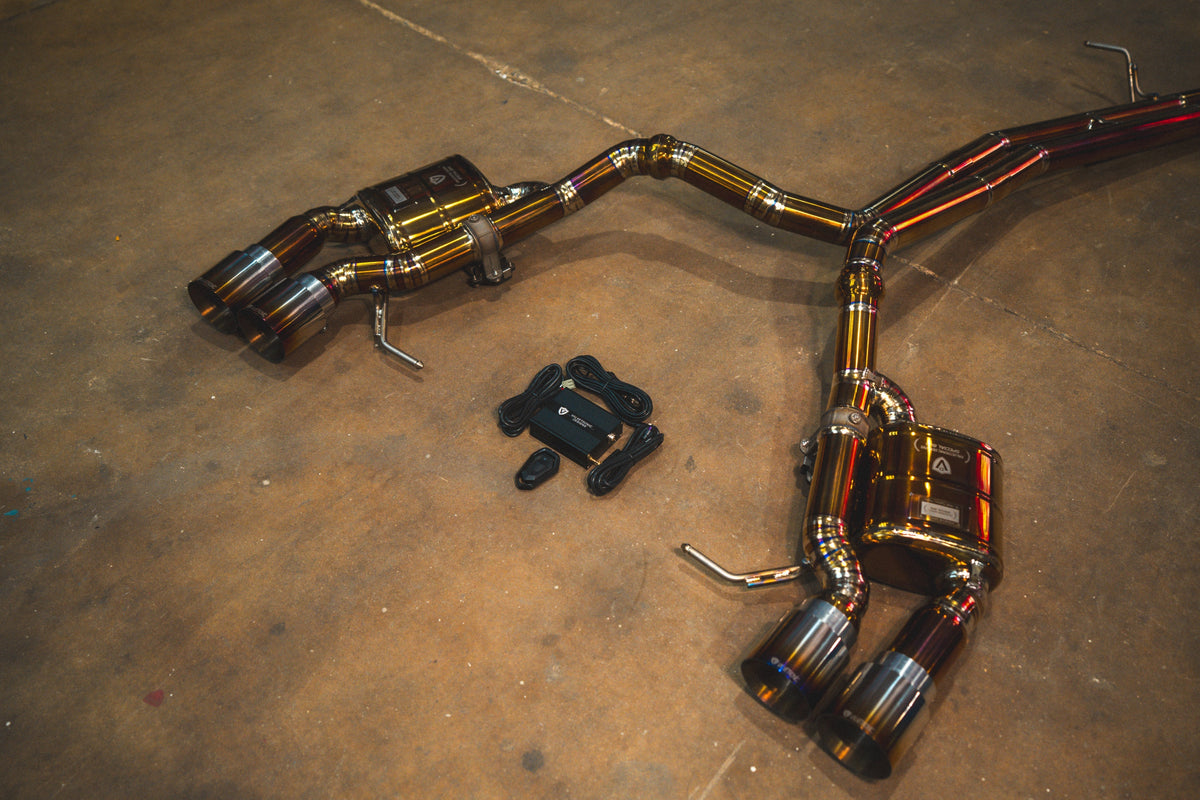 Valvetronic Designs - Valvetronic Valved Sport Exhaust System for Porsche Macan - POR.95B.MAC.VSES.TI