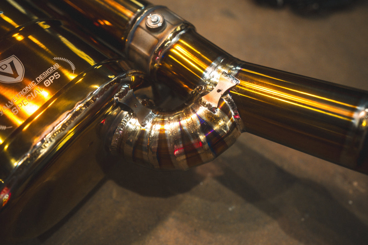 Valvetronic Designs - Valvetronic Valved Sport Exhaust System for Porsche Macan - POR.95B.MAC.VSES.TI