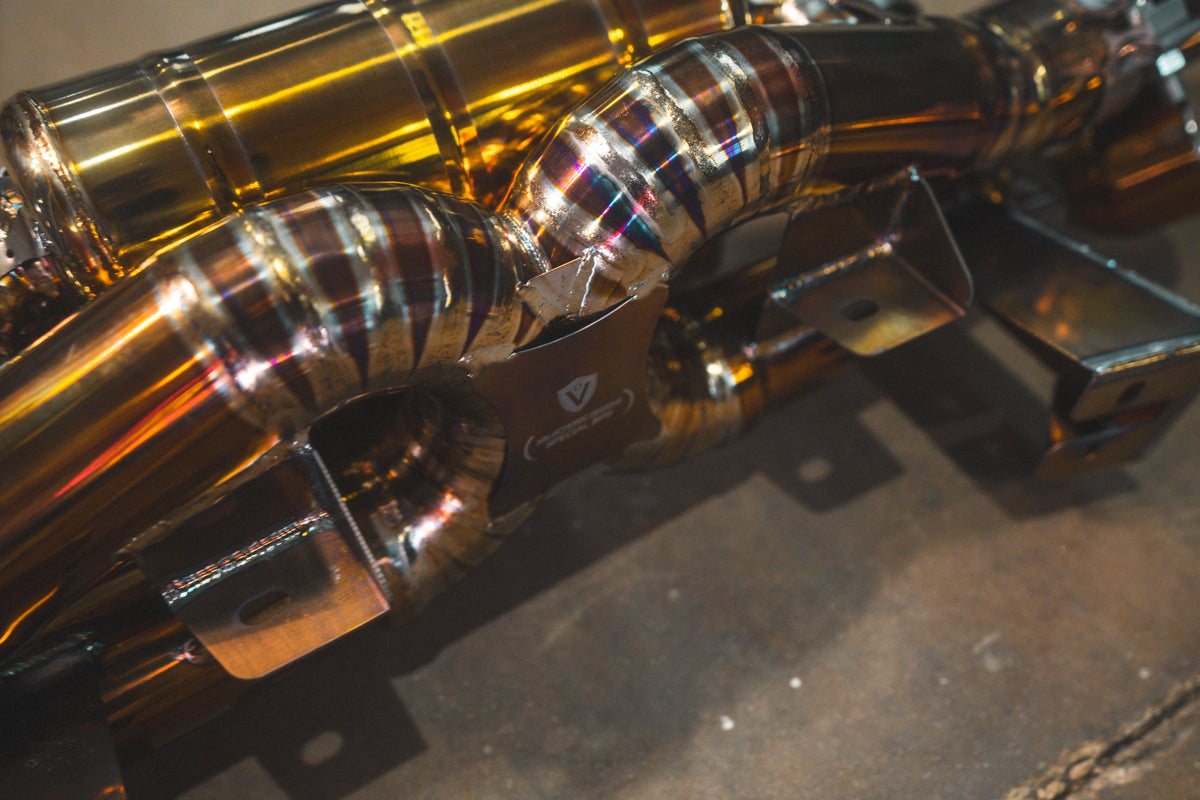 Valvetronic Designs - Valvetronic Valved Sport Exhaust System for Porsche 718 GT4RS/Spyder RS - POR.GT4RS.VSES.TI