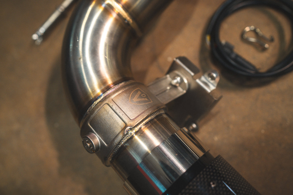Valvetronic Designs - BMW F30 / F22 / F36 / F32 Valved Sport Exhaust System (Axleback) F chassis - BMW.F.VSES.BR.RC, BMW.F.VSES.BR.BRSH, BMW.F.VSES.BR.BRT, BMW.F.VSES.BR.BLK, BMW.F.VSES.BR.FC