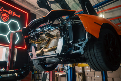 Valvetronic Designs - Lamborghini Aventador SVJ/Ultimae Valved Sport Exhaust System - LAM.SVJ.VSES.AG, LAM.SVJ.F1.AG