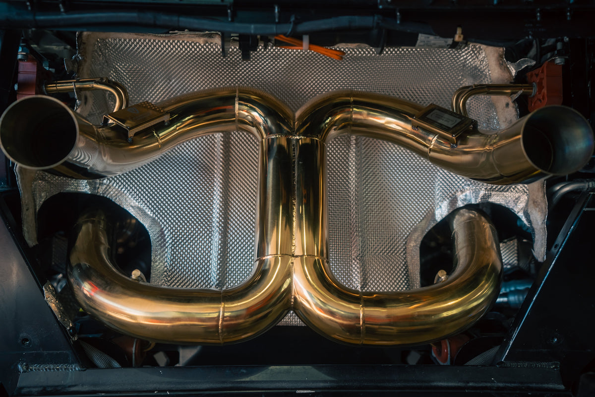 Valvetronic Designs - Lamborghini Aventador SVJ/Ultimae Valved Sport Exhaust System - LAM.SVJ.VSES.AG, LAM.SVJ.F1.AG