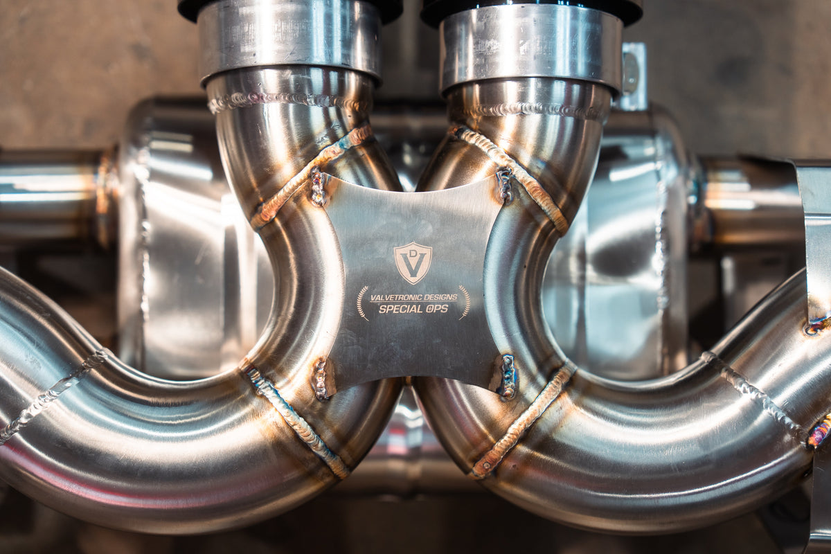 Valvetronic Designs - Valvetronic Valved Sport Exhaust System for Porsche 992 GT3/RS - POR.992.GT3.VSES.BR, POR.992.GT3.VSES.TI, POR.992.GT3.F1.TI