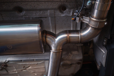 Valvetronic Designs - BMW F30 / F22 / F36 / F32 Valved Sport Exhaust System (Axleback) F chassis - BMW.F.VSES.BR.RC, BMW.F.VSES.BR.BRSH, BMW.F.VSES.BR.BRT, BMW.F.VSES.BR.BLK, BMW.F.VSES.BR.FC
