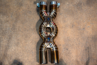 Valvetronic Designs - Ferrari F12 / 812 Valved Sport Exhaust System - FER.F12.VSES.TI