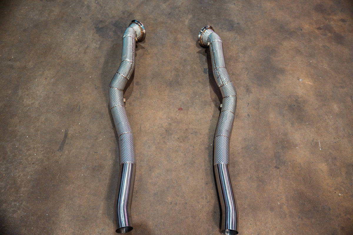 Valvetronic Designs - Ferrari F12 / 812 Valved Sport Exhaust System - FER.F12.VSES.TI